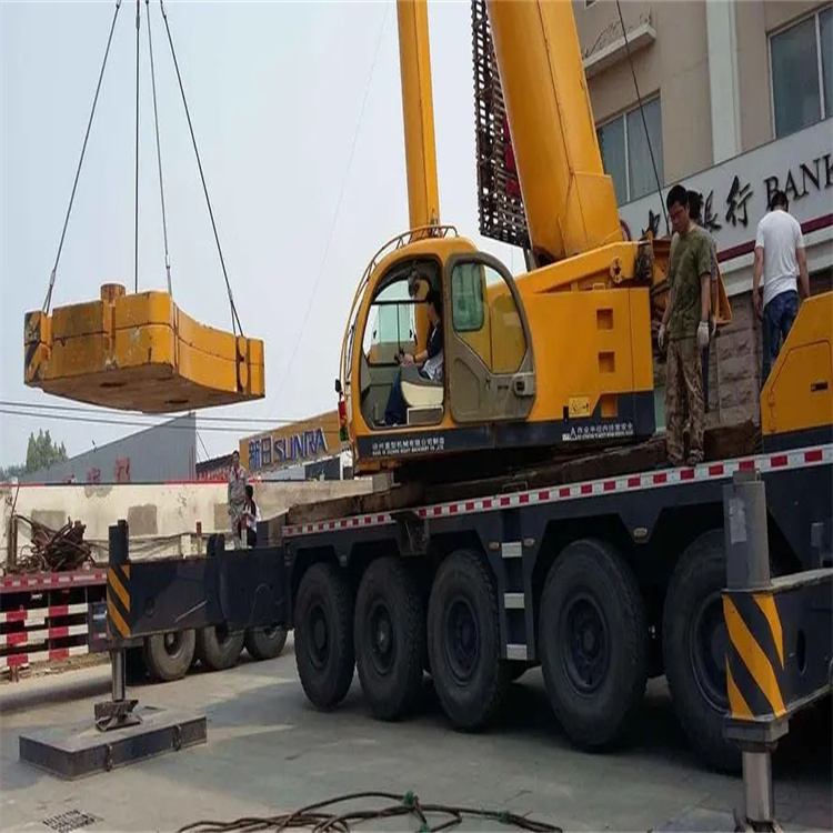 莺歌海镇当地吊车出租|机器吊装|75吨|工厂搬迁服务